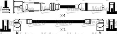 Комплект проводов зажигания VALEO 346417 для AUDI CABRIOLET