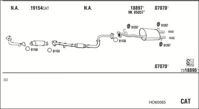 ABGASANLAGE WALKER HO60065