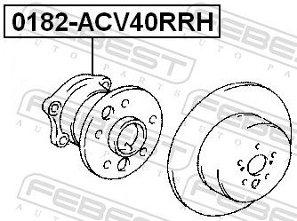 Wheel Hub 0182-ACV40RRH