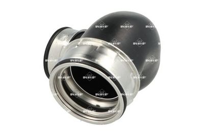 Intercooler slang Links (Bodem, diameter 42mm, lengte 320mm, zwart)