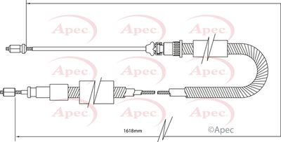 APEC Cable Pull, parking brake CAB1342