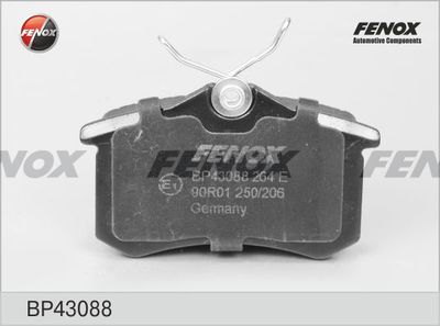Комплект тормозных колодок, дисковый тормоз FENOX BP43088 для LANCIA GAMMA