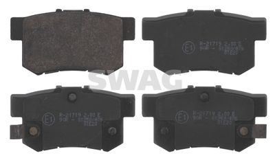Комплект тормозных колодок, дисковый тормоз SWAG 85 91 6775 для HONDA PRELUDE