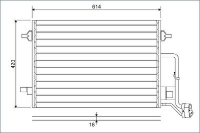 CONDENSATOR CLIMATIZARE VALEO 817679 2