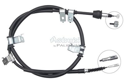 Тросик, cтояночный тормоз ASHUKI by Palidium ASH3-1563 для HYUNDAI i30