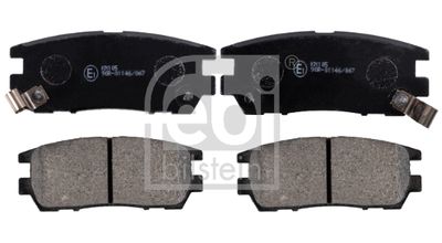 Brake Pad Set, disc brake 170239