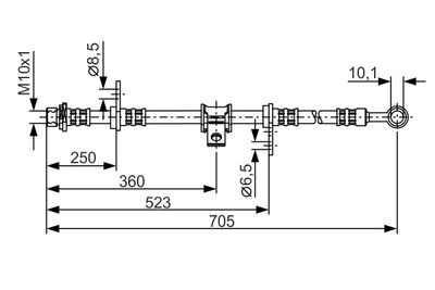 BOSCH Bremsschlauch
