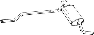 BOSAL Endschalldämpfer