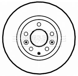 BORG & BECK BBD5223 Тормозные диски  для MAZDA RX-8 (Мазда Рx-8)