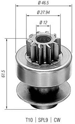 MAGNETI MARELLI Krumpliaratis, starteris