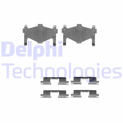 Комплектующие, колодки дискового тормоза DELPHI LX0215 для SUZUKI SWIFT