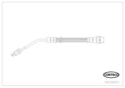 BREMSSCHLAUCH CORTECO 19036601 1