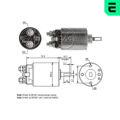 магнитен превключвател, стартер ERA ZM680