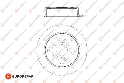 EUROREPAR 1676009080 Тормозные диски для IVECO TRAKKER AD 410T45, AT 410T45