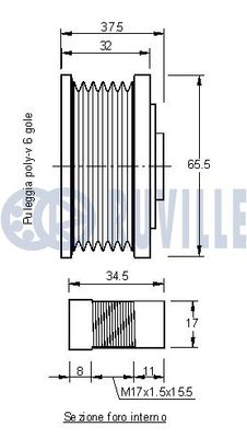 SISTEM ROATA LIBERA GENERATOR RUVILLE 541208 1