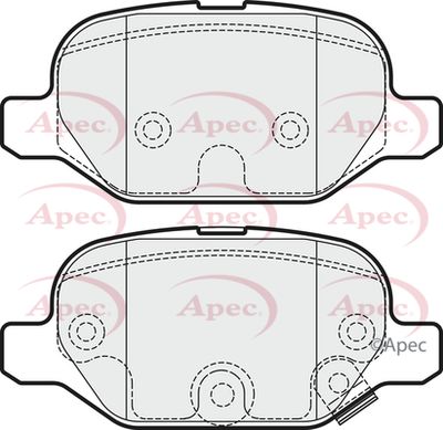 Brake Pad Set APEC PAD1906