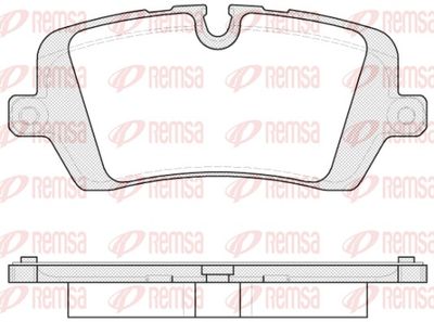 Brake Pad Set, disc brake 1541.00