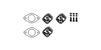 SET MONTARE SISTEM DE ESAPAMENT