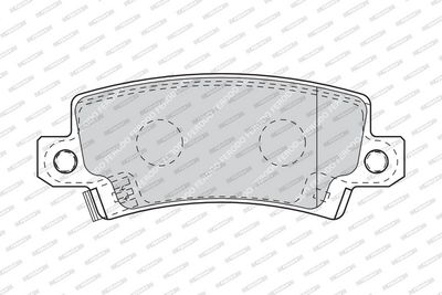 Vorschau Bremsbelagsatz, Scheibenbremse Ansicht 2