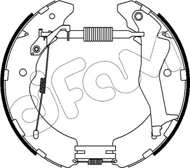Комплект тормозных колодок CIFAM 151-527 для ISUZU D-MAX