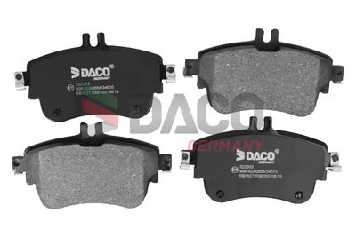 Комплект тормозных колодок, дисковый тормоз DACO Germany 322303 для MERCEDES-BENZ B-CLASS