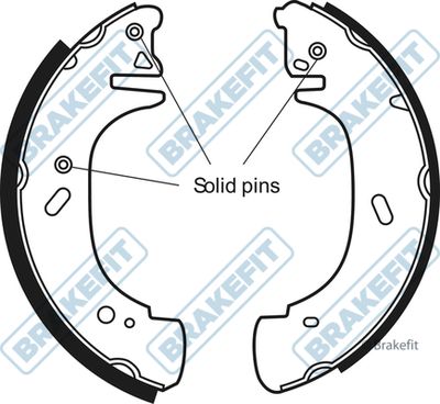 APEC Brake Shoe Set BSH1099