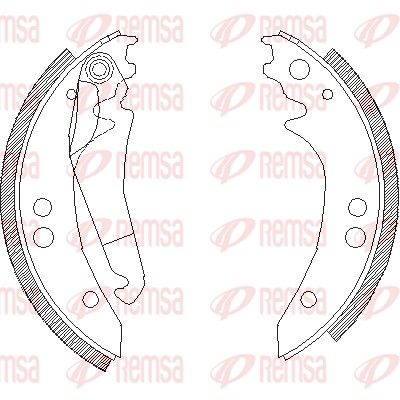 Brake Shoe 4136.00