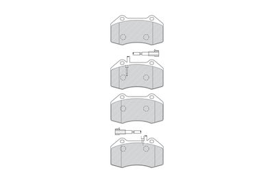 Brake Pad Set, disc brake FDB4320