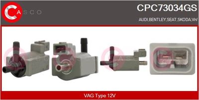 Měnič tlaku, výfukový systém CASCO CPC73034GS
