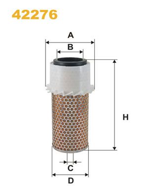 Luftfilter WIX FILTERS 42276