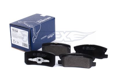 Sada brzdových doštičiek, kotúčová brzda TOMEX Brakes 15-04