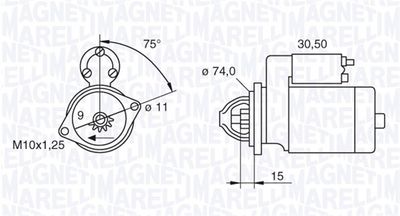 стартер MAGNETI MARELLI 063280054010