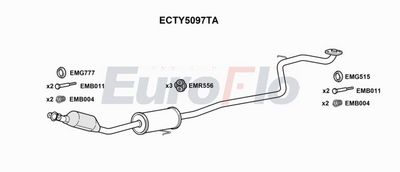Katalizator EUROFLO 174100M180