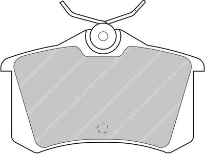 BREMSBELAGSATZ SCHEIBENBREMSE FERODO RACING FCP726H