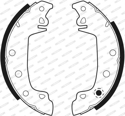 SET SABOTI FRANA FERODO FSB43 2