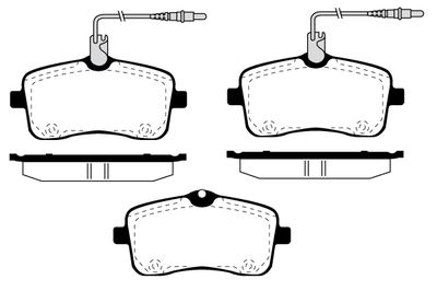RAICAM RA.0839.2 Тормозные колодки и сигнализаторы для PEUGEOT 407 (6D_) 2.0 HDi 135 (6DRHRH, 6DRHRE, 6DRHRG, 6DRHRJ)