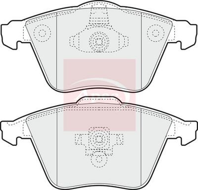 APEC Brake Pad Set, disc brake PAD1420