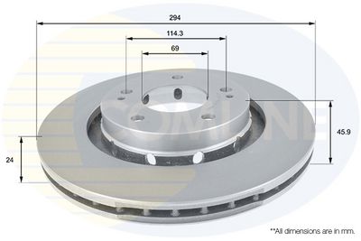 DISC FRANA COMLINE ADC0370V