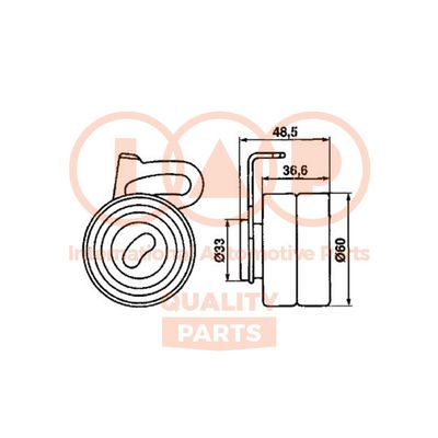 IAP QUALITY PARTS 127-13030 Натяжной ролик ремня ГРМ для NISSAN PATROL GR V Wagon (Y61) 2.8 TDiC (Y61) IAP QUALITY PARTS 127-13030 Натяжной ролик ремня ГРМ для NISSAN PATROL GR V Wagon (Y61) 2.8 TDiC (Y61)