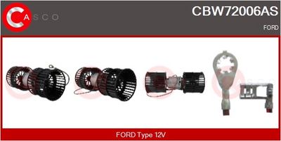 VENTILATOR HABITACLU CASCO CBW72006AS