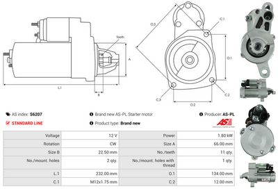 STARTER AS-PL S6207 4