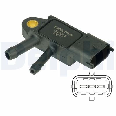 DELPHI Sensor, Abgasdruck (DPS00018)