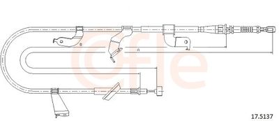 CABLU FRANA DE PARCARE COFLE 175137