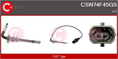 SENZOR TEMPERATURA GAZE EVACUARE