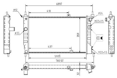 RADIATOR RACIRE MOTOR