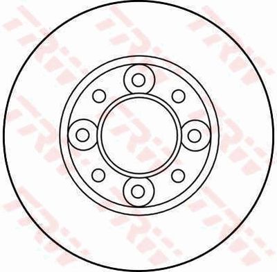 Тормозной диск TRW DF1308 для TALBOT 1307-1510