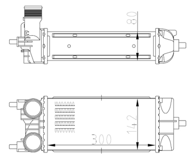 Интеркулер WILMINK GROUP WG2158747 для FORD ECOSPORT
