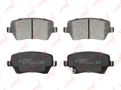 Комплект тормозных колодок, дисковый тормоз LYNXauto BD-7316 для SUZUKI SWIFT