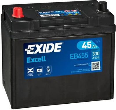 EXIDE EB455 Аккумулятор  для TOYOTA YARIS (Тойота Ярис)