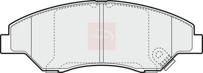 APEC Brake Pad Set, disc brake PAD1124